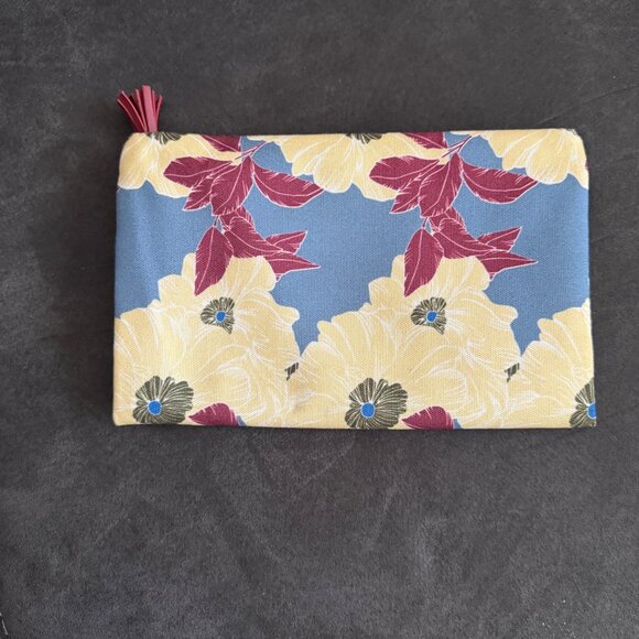Rachel Pally Floral Print Foldover Clutch With Tassel Zip Closure - Picture 2 of 7